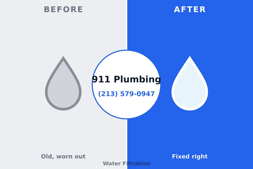 Before and after: plumbing repair Spring Lake, NJ
